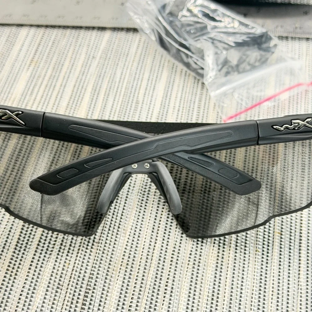 Wiley X Saber Advanced Tactical Shooting Glasses Smoke Grey Lens Z87+ Black Case
